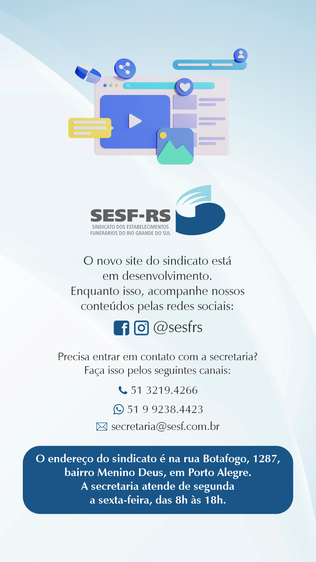 Site em Construção - Mobile